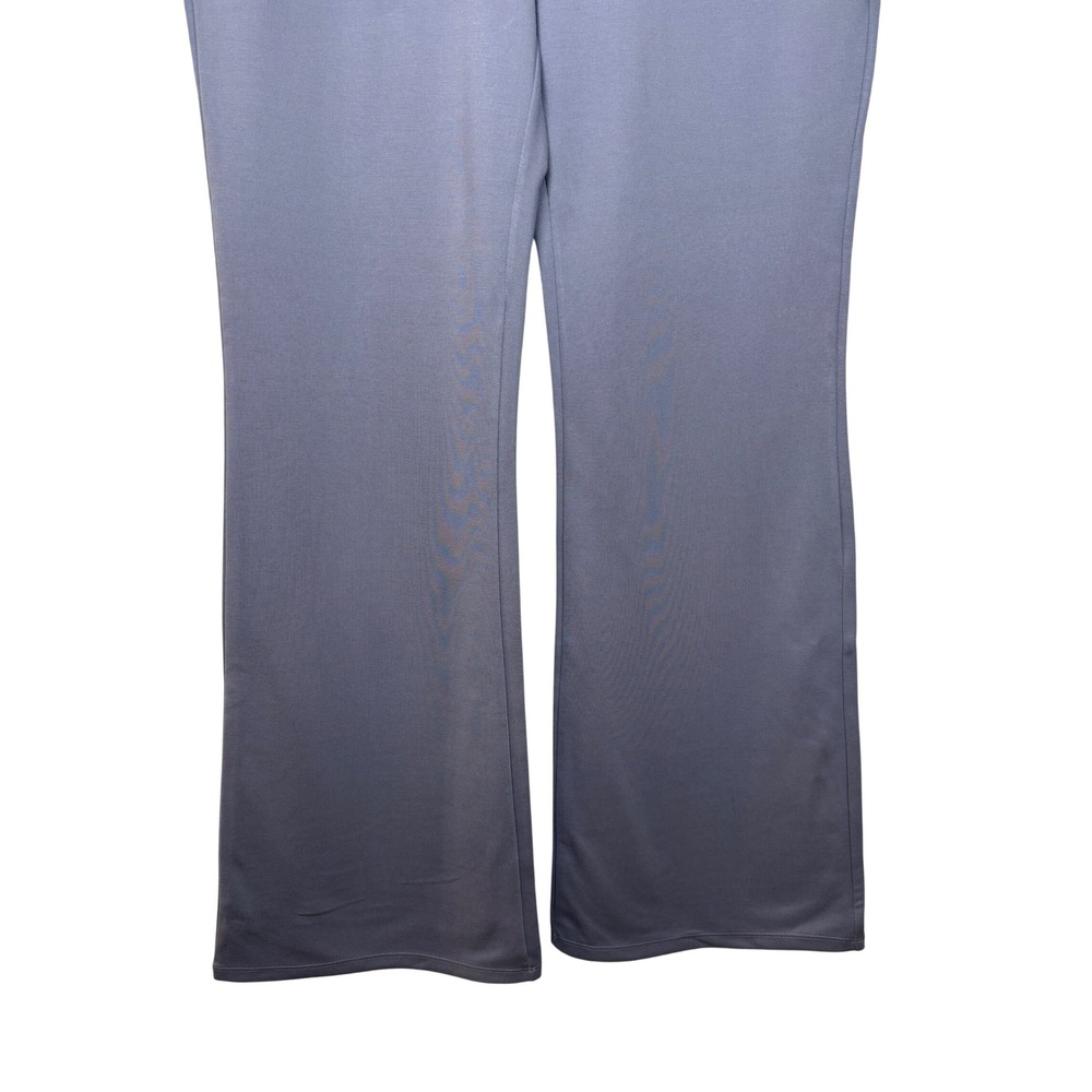 Halara XL High Waisted Flare Work Pants SculptKnit Blue Purple Tummy Control NEW - Picture 3 of 12